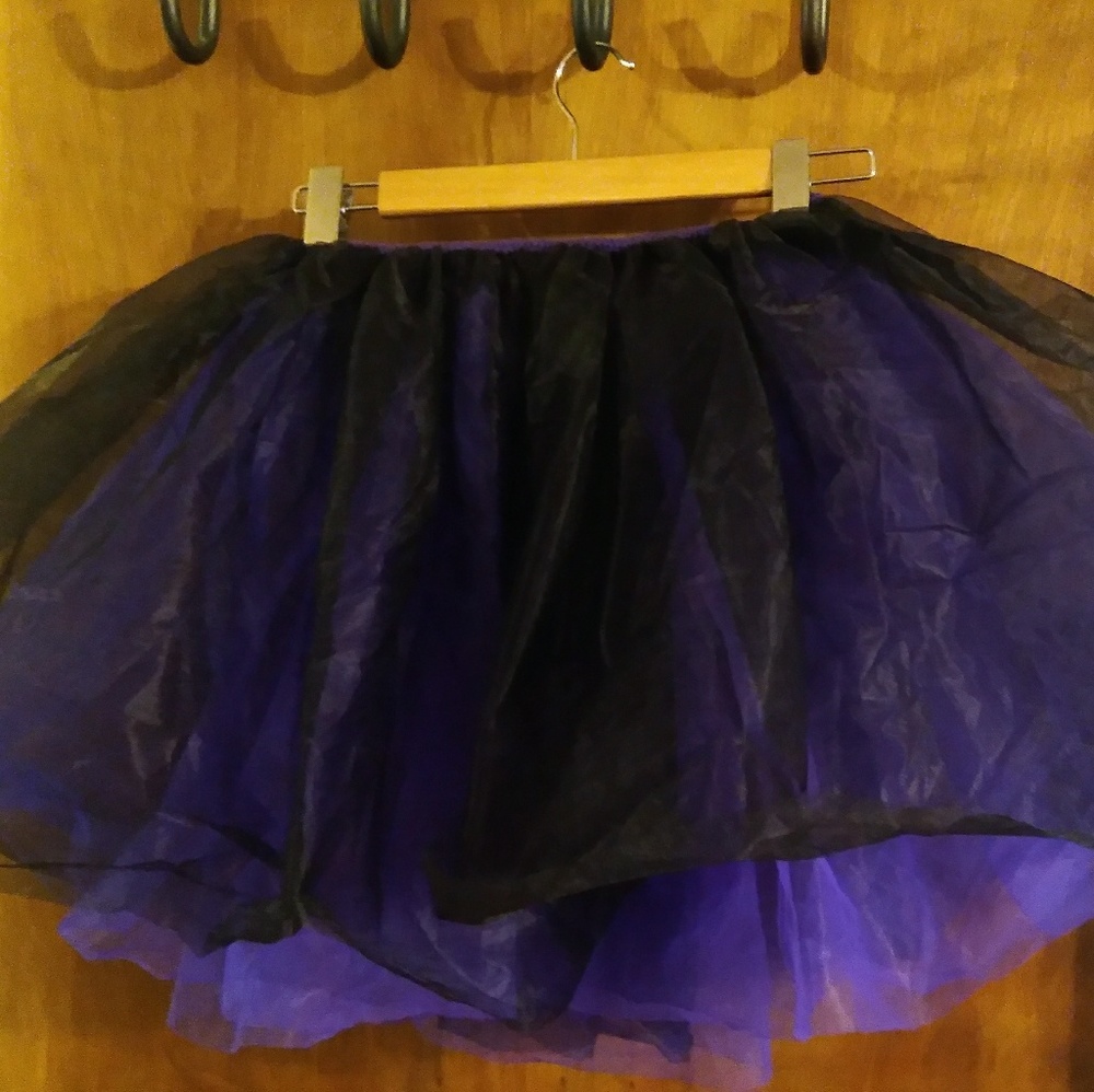 Purple and black tutu